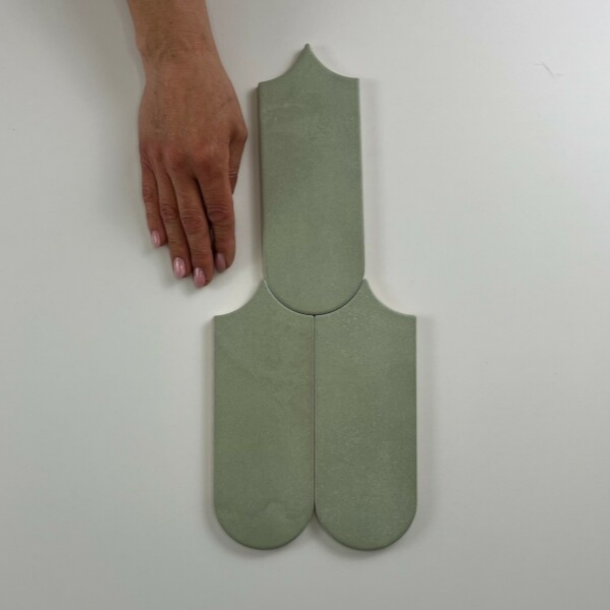 Cifre Ceramica Alure Sage Visschub Wandtegel 8x21,5 cm